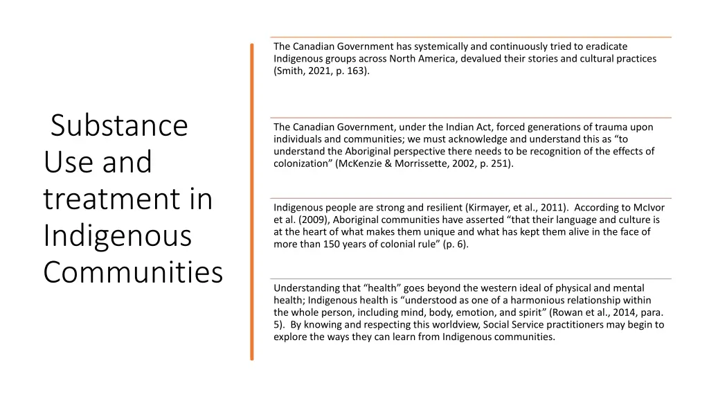 the canadian government has systemically