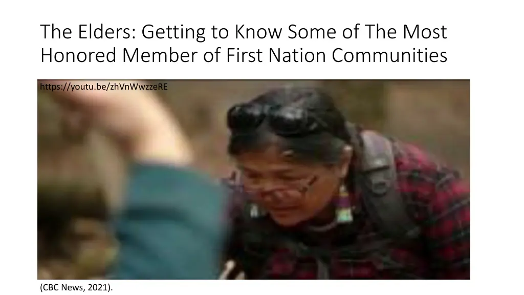 the elders getting to know some of the most
