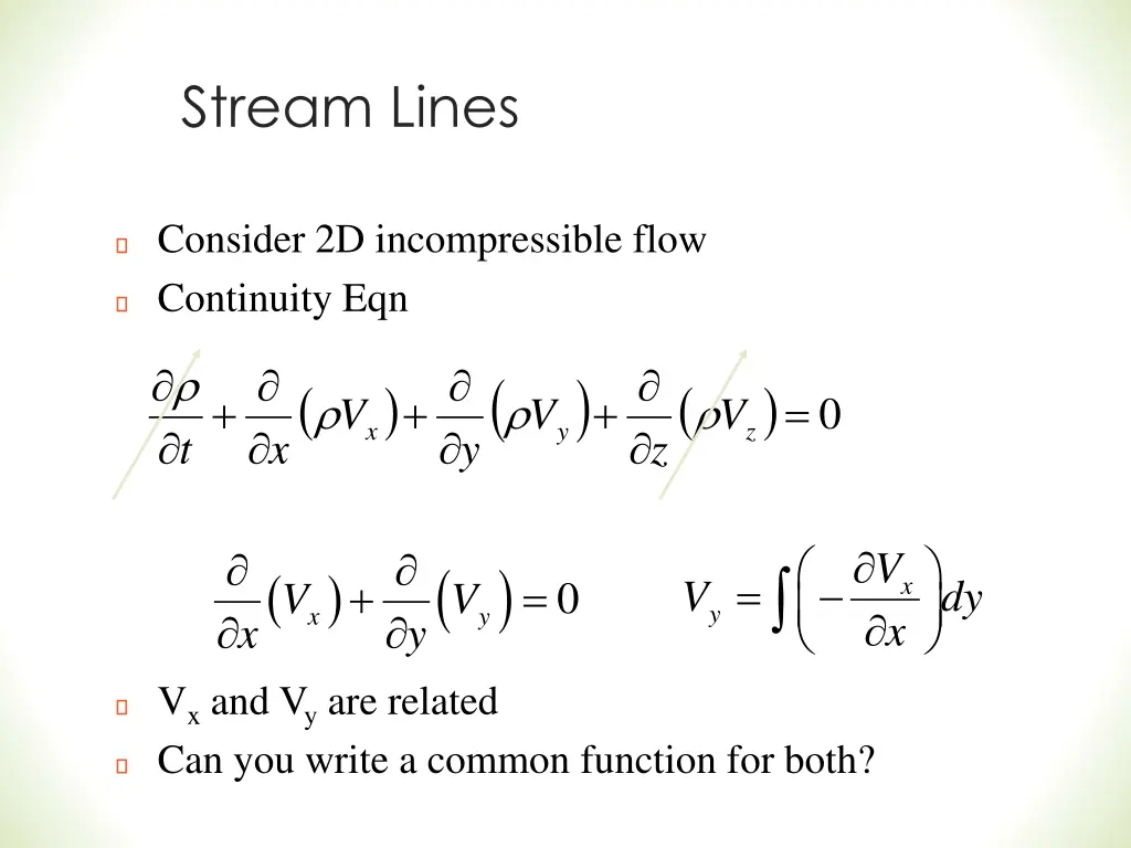 stream lines