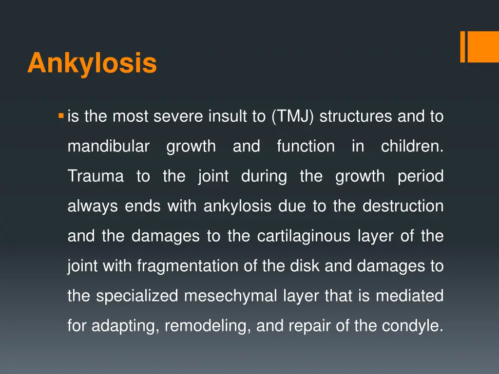 ankylosis