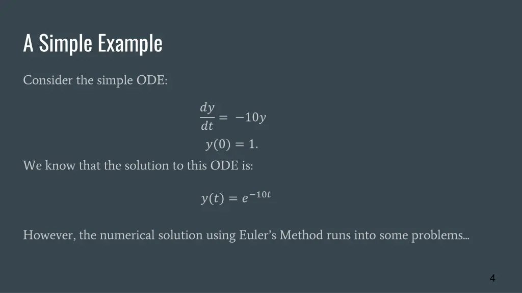 a simple example