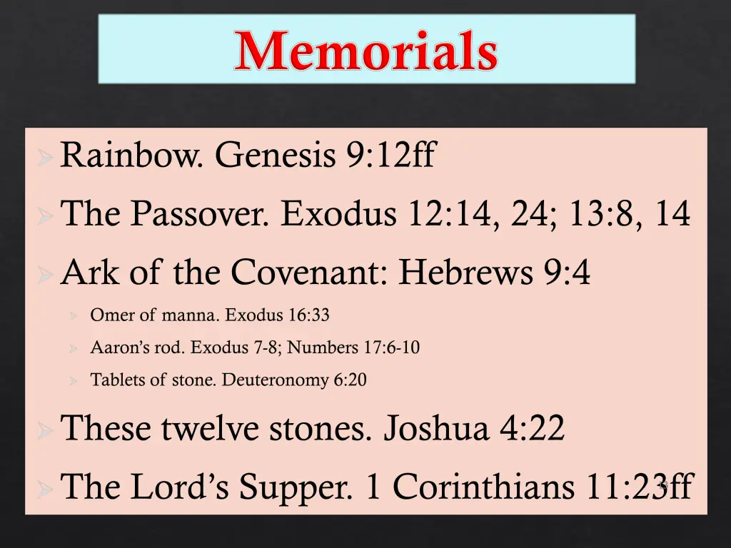 rainbow genesis 9 12ff the passover exodus