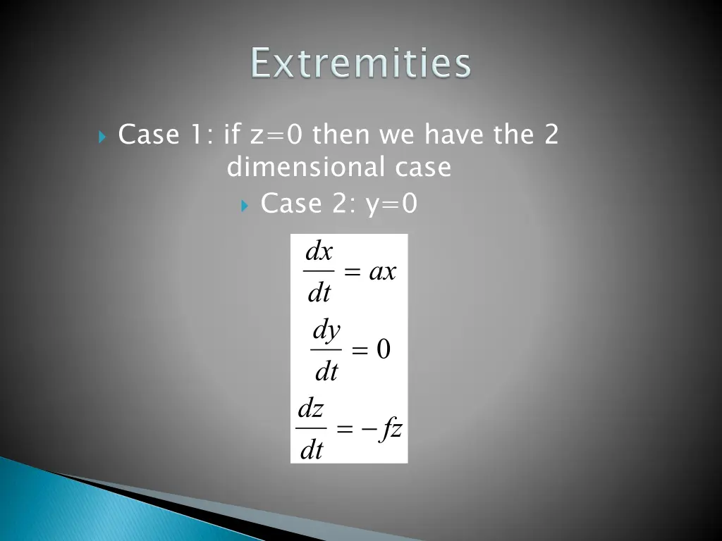 case 1 if z 0 then we have the 2 dimensional case