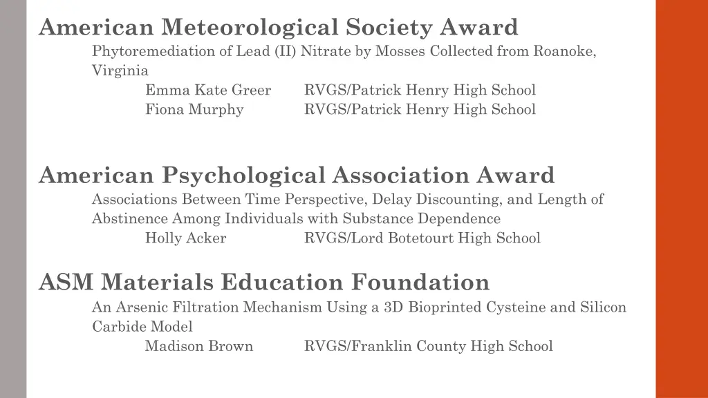 american meteorological society award