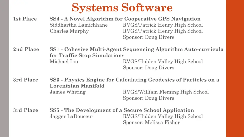 systems software ss4 a novel algorithm