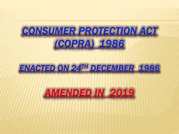 consumer protection act consumer protection