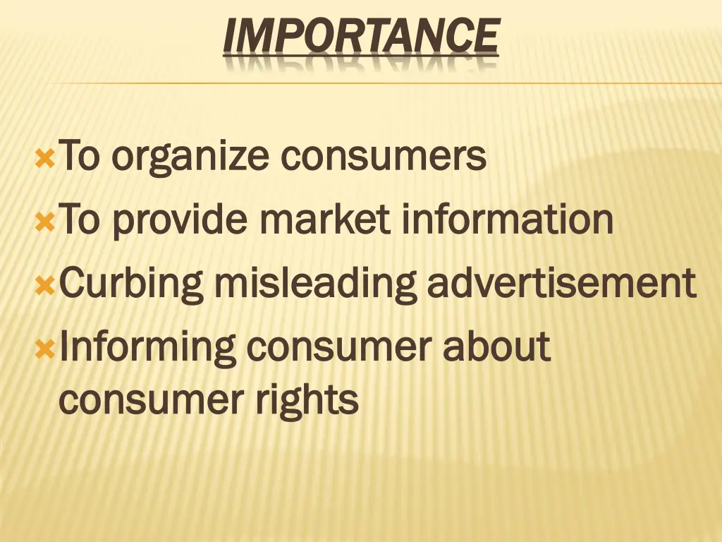 importance importance
