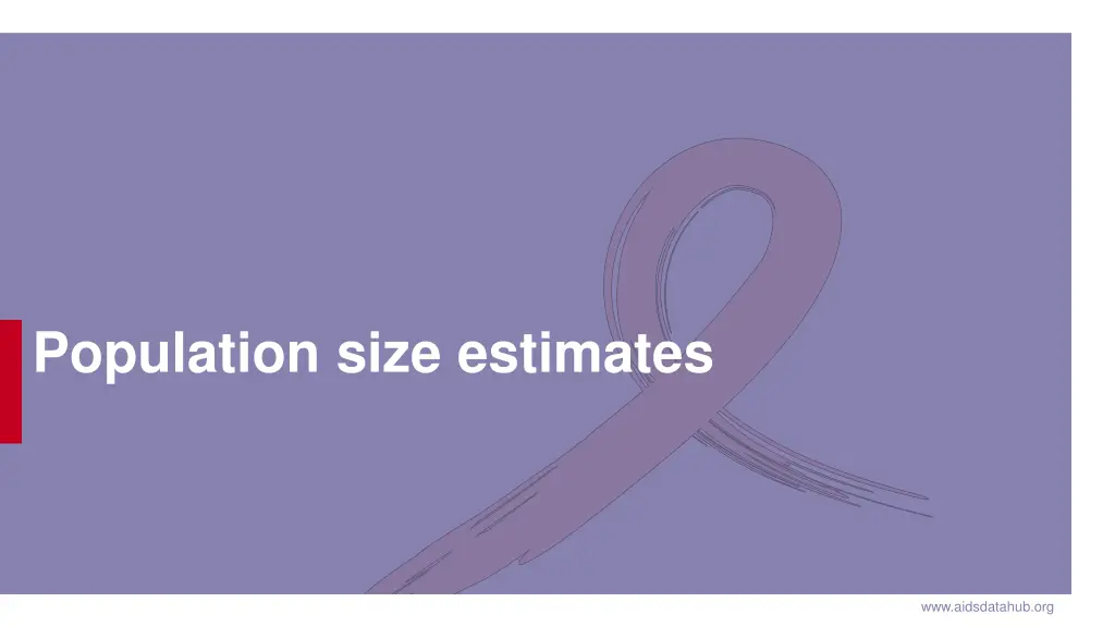 population size estimates