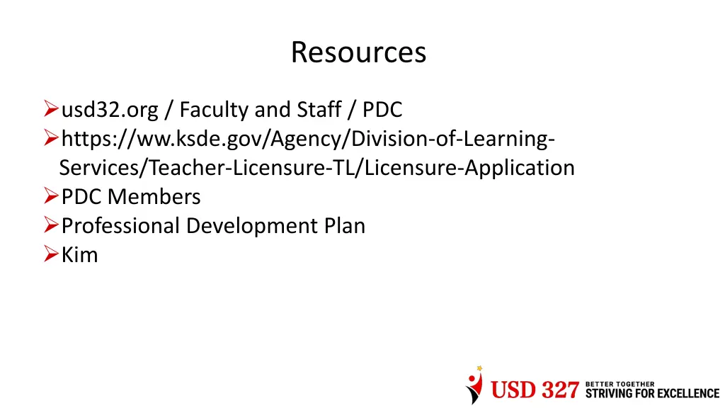 resources