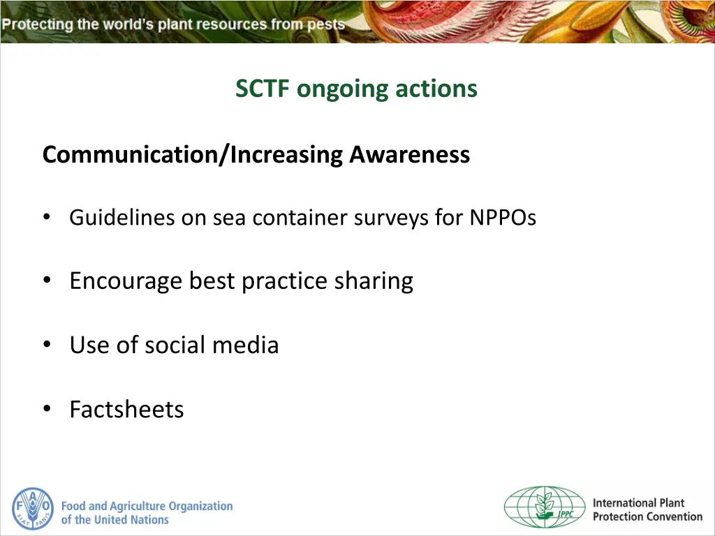 sctf ongoing actions 1