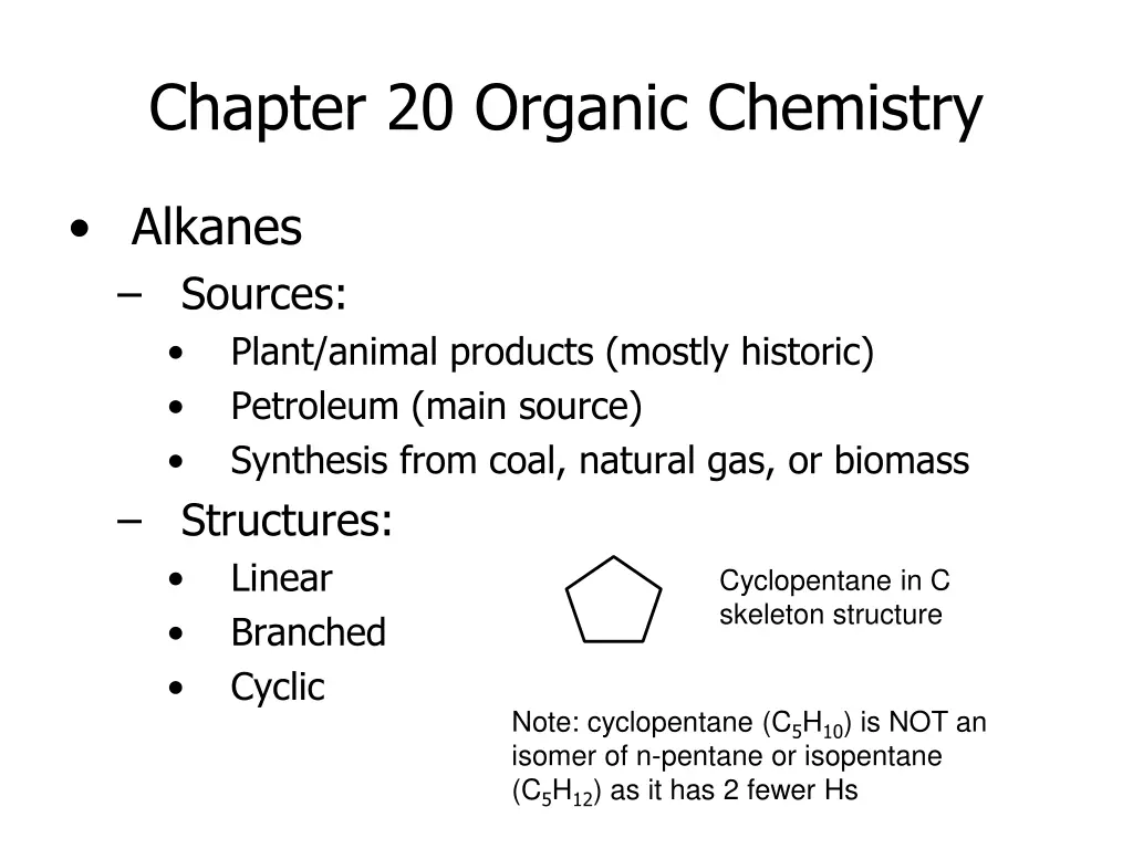 chapter 20 organic chemistry 12