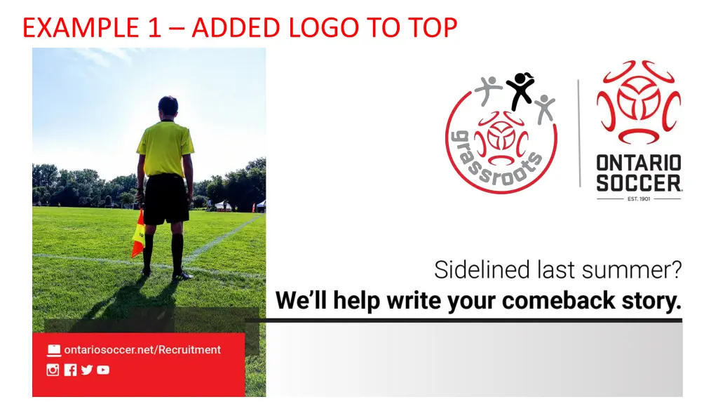 example 1 added logo to top