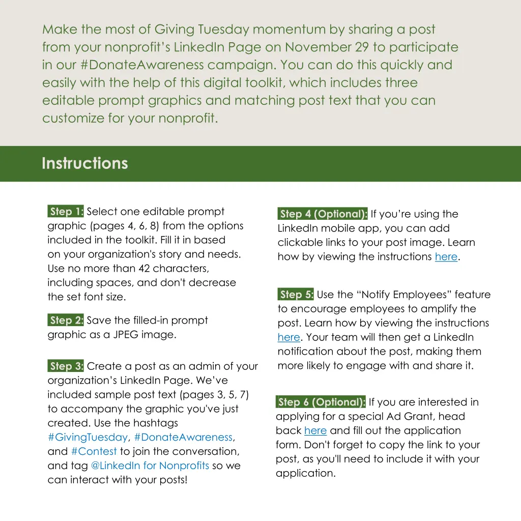 make the most of giving tuesday momentum