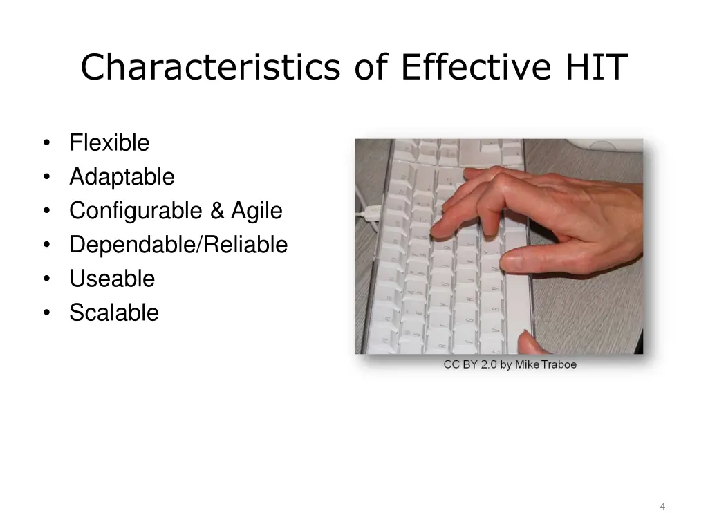 characteristics of effective hit