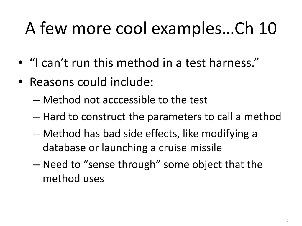 a few more cool examples ch 10