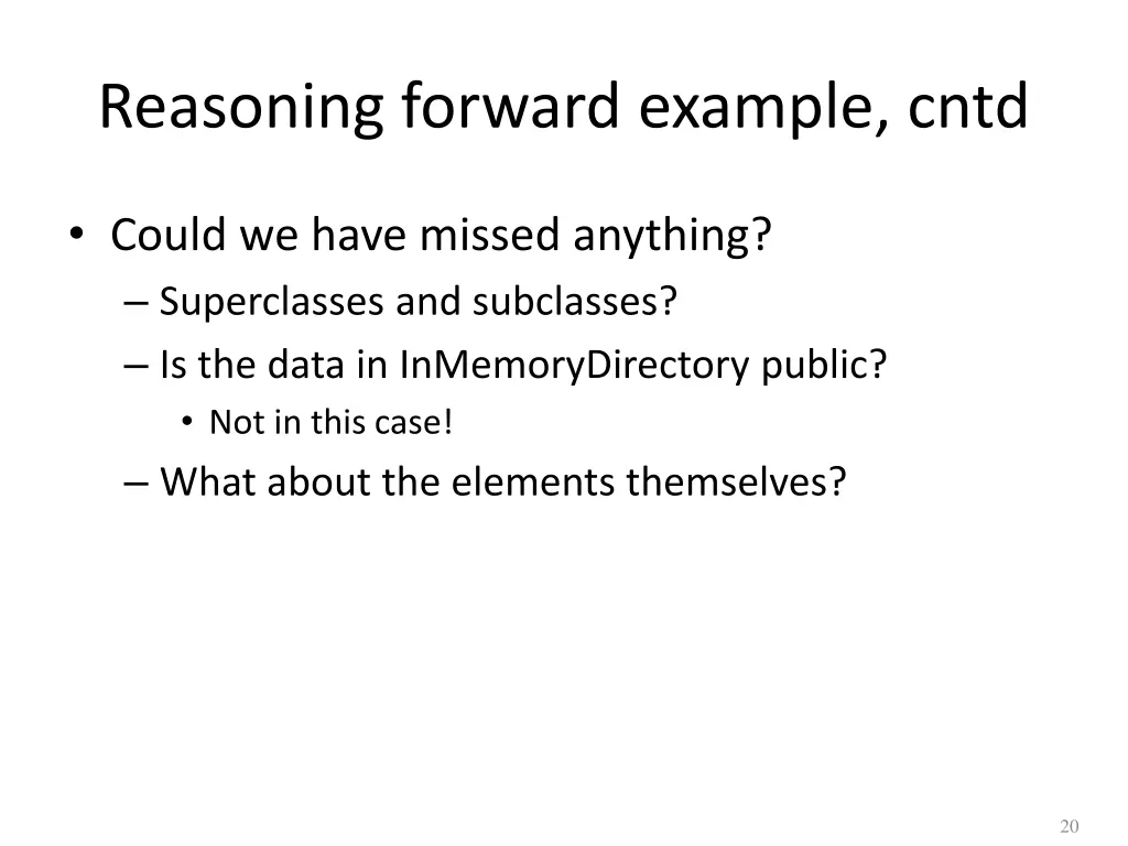 reasoning forward example cntd 7