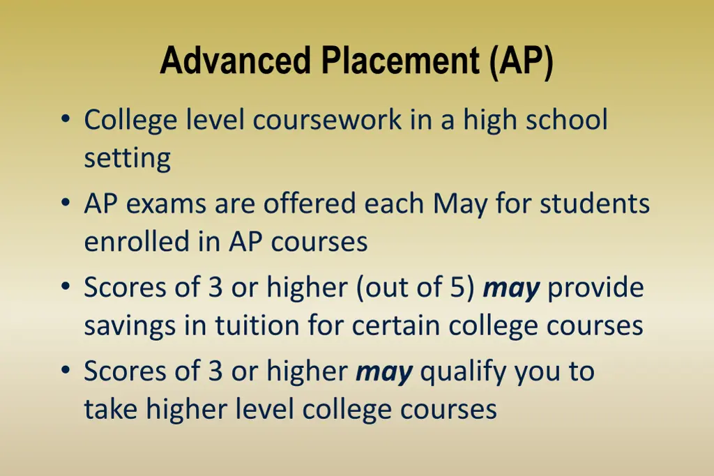 advanced placement ap