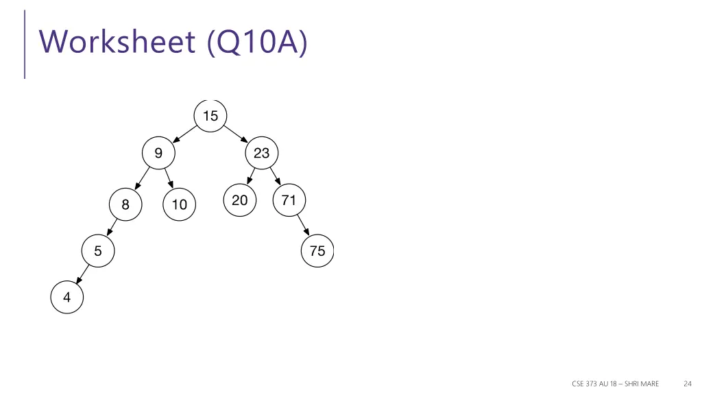 worksheet q10a