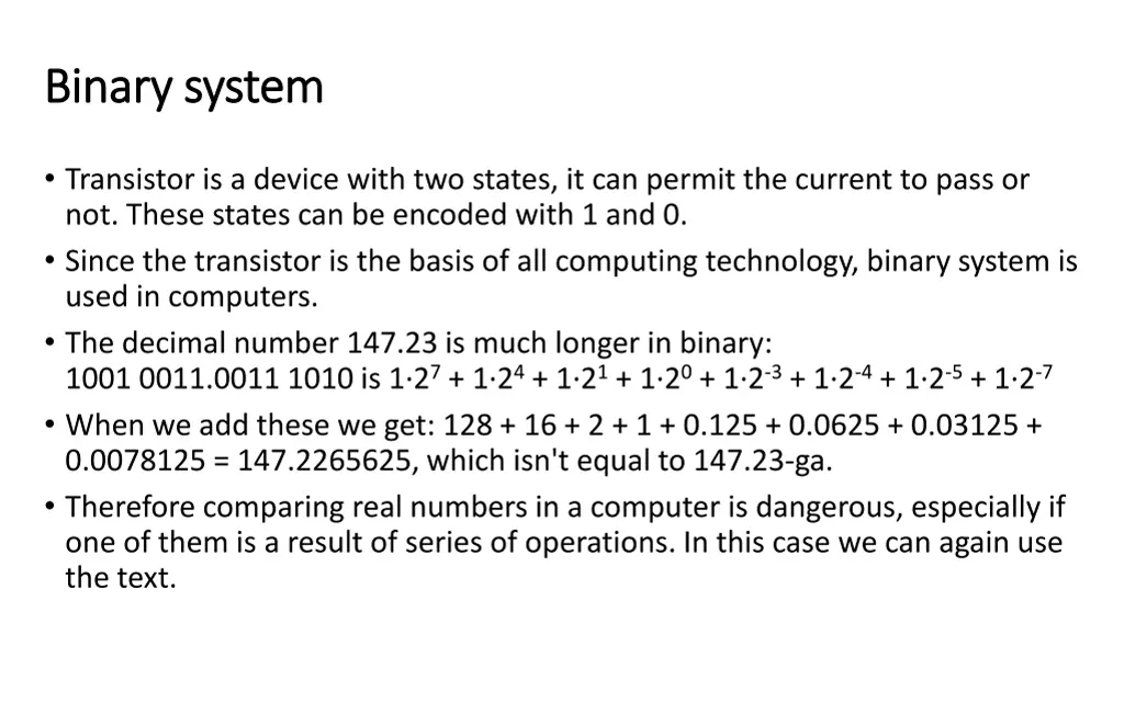 binary binary system system