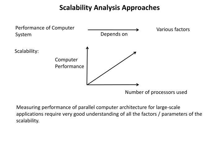 scalability analysis approaches