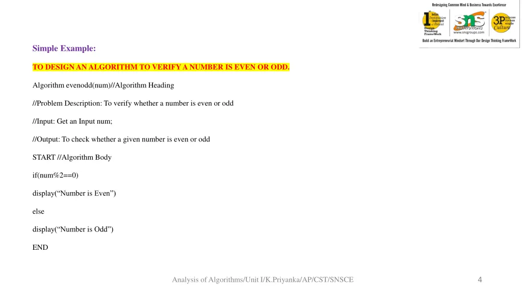 simple example