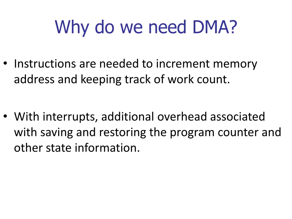 why do we need dma 2
