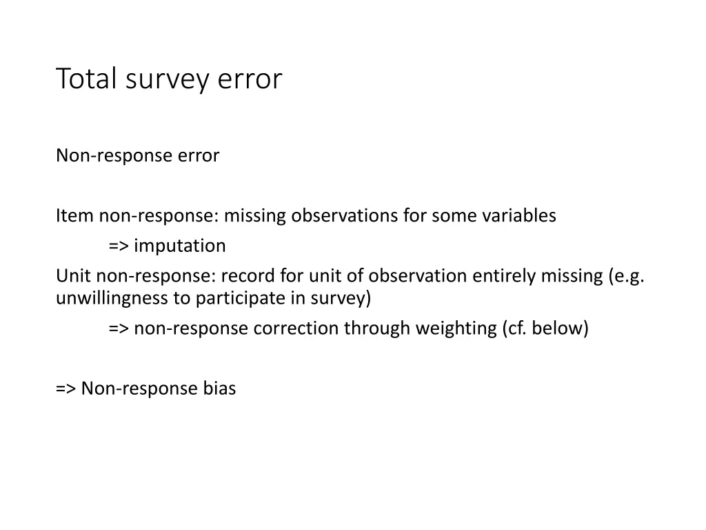 total survey error 4