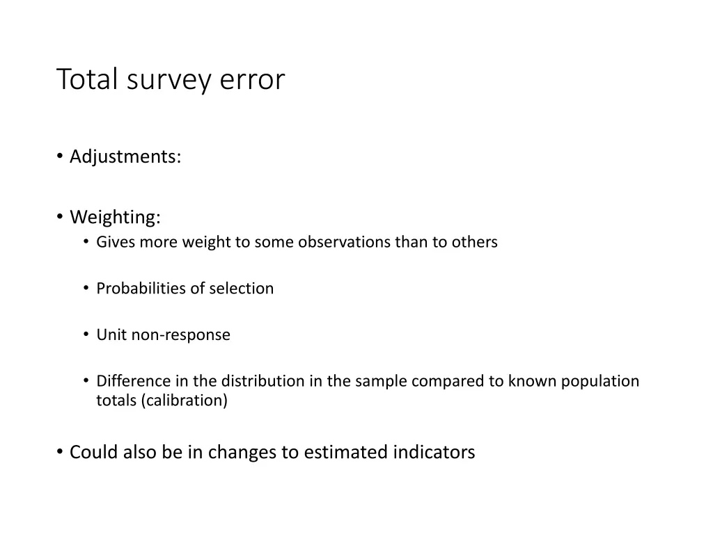 total survey error 6