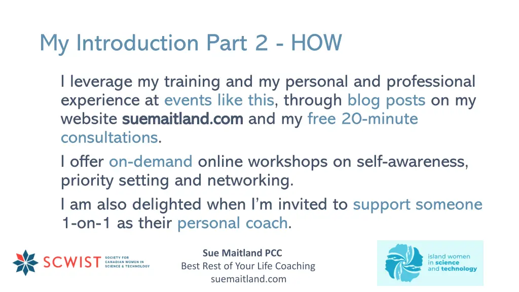 my introduction part 2 how