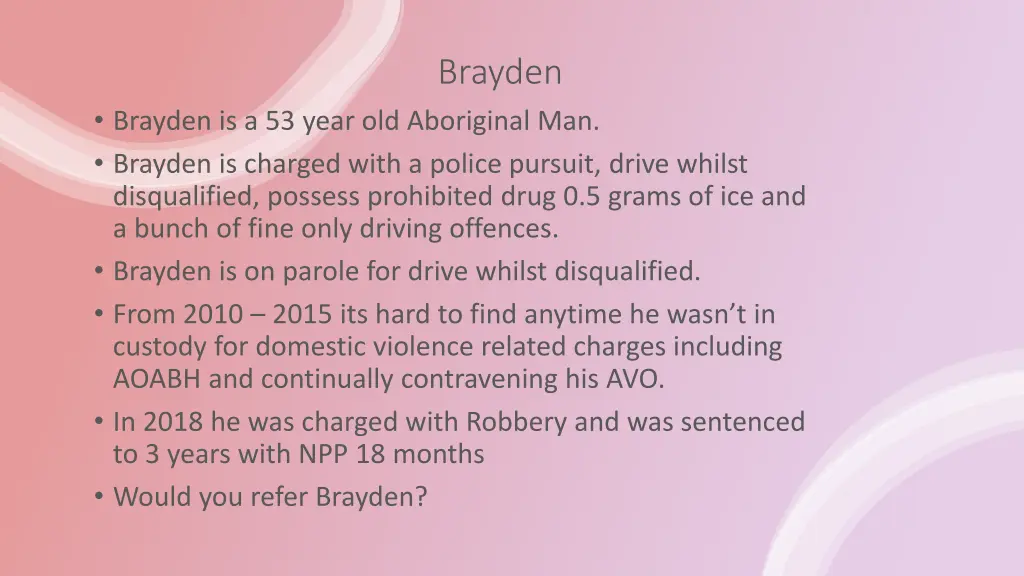 brayden