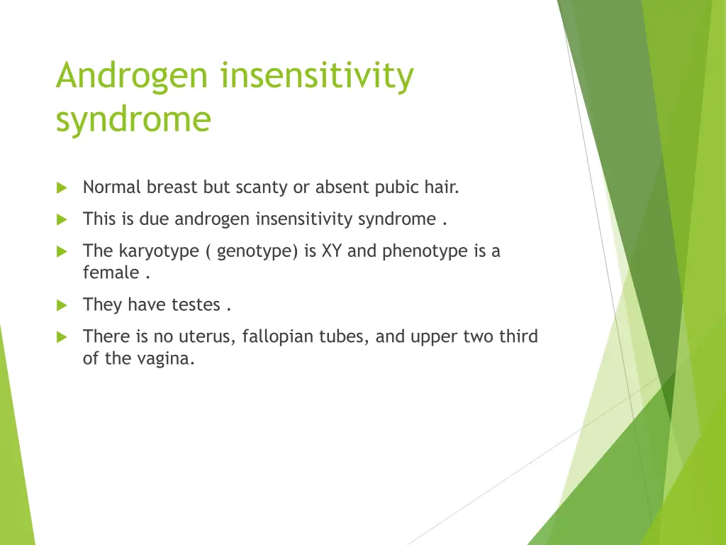 androgen insensitivity syndrome