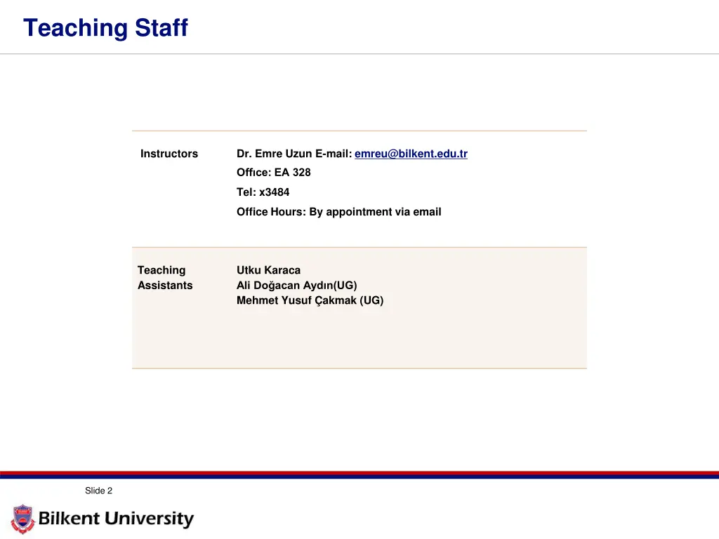 teaching staff