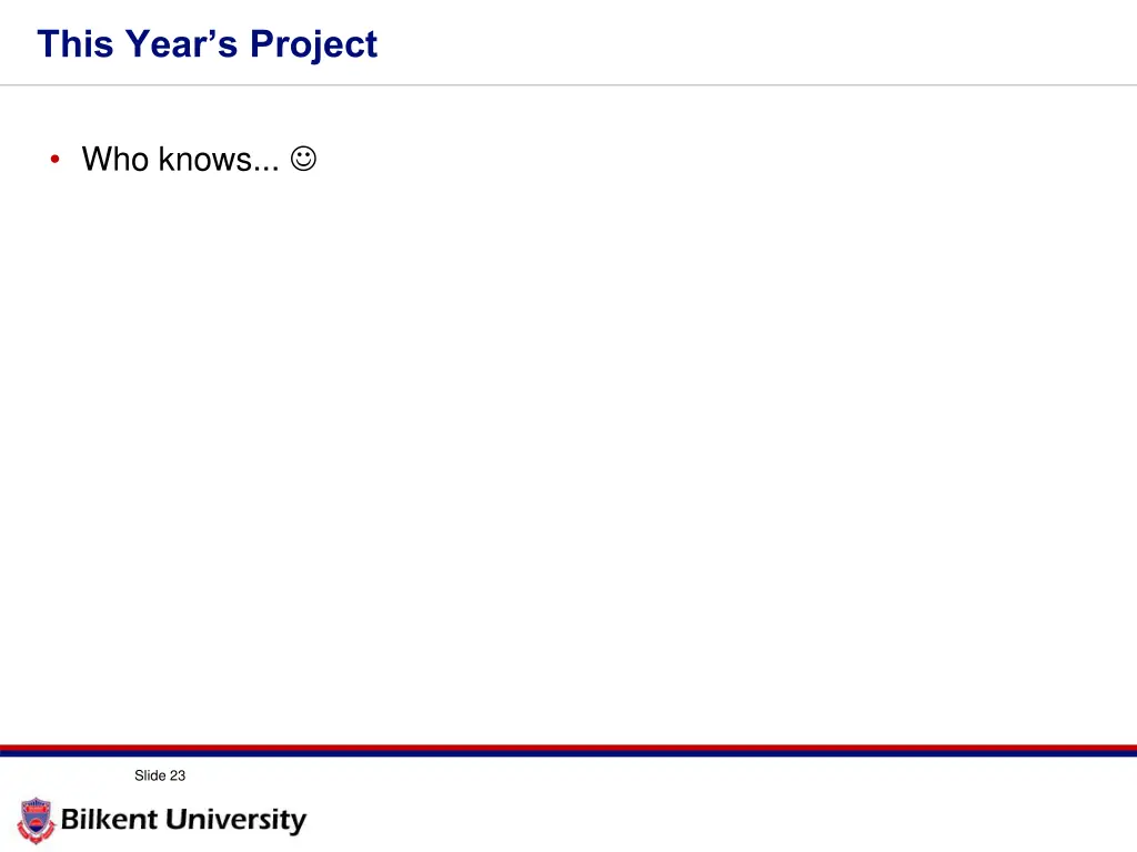 this year s project