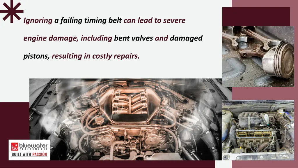 ignoring a failing timing belt can lead to severe