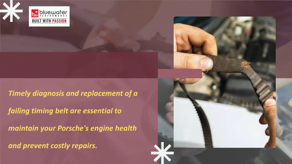timely diagnosis and replacement of a