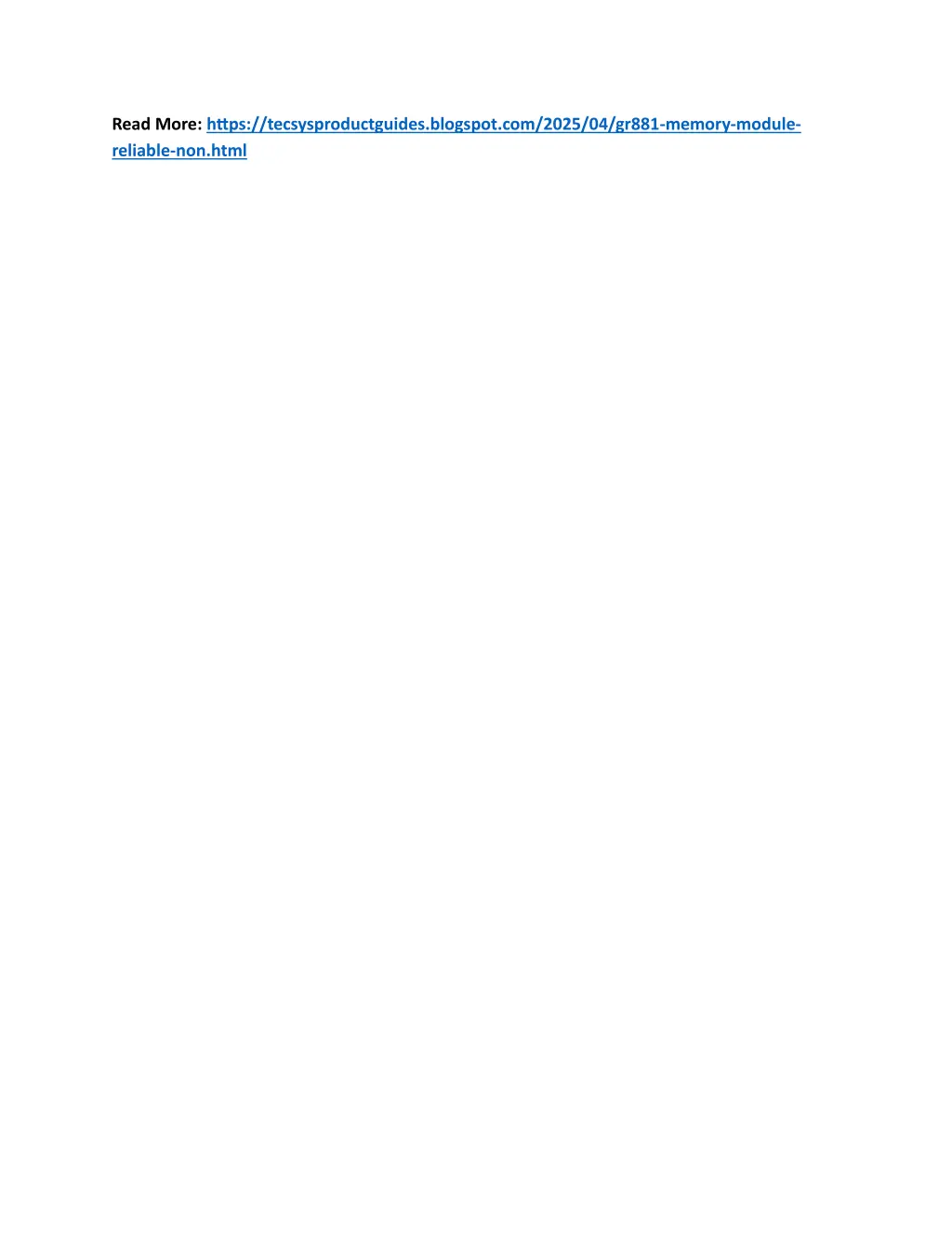 read more https tecsysproductguides blogspot