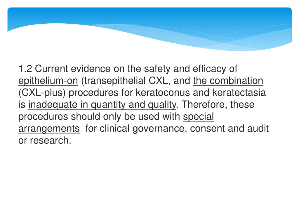 1 2 current evidence on the safety and efficacy