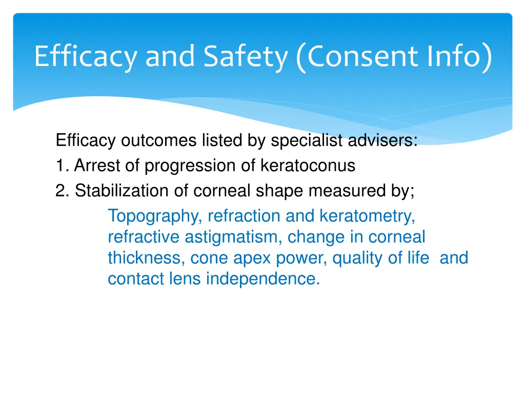 efficacy and safety consent info 1