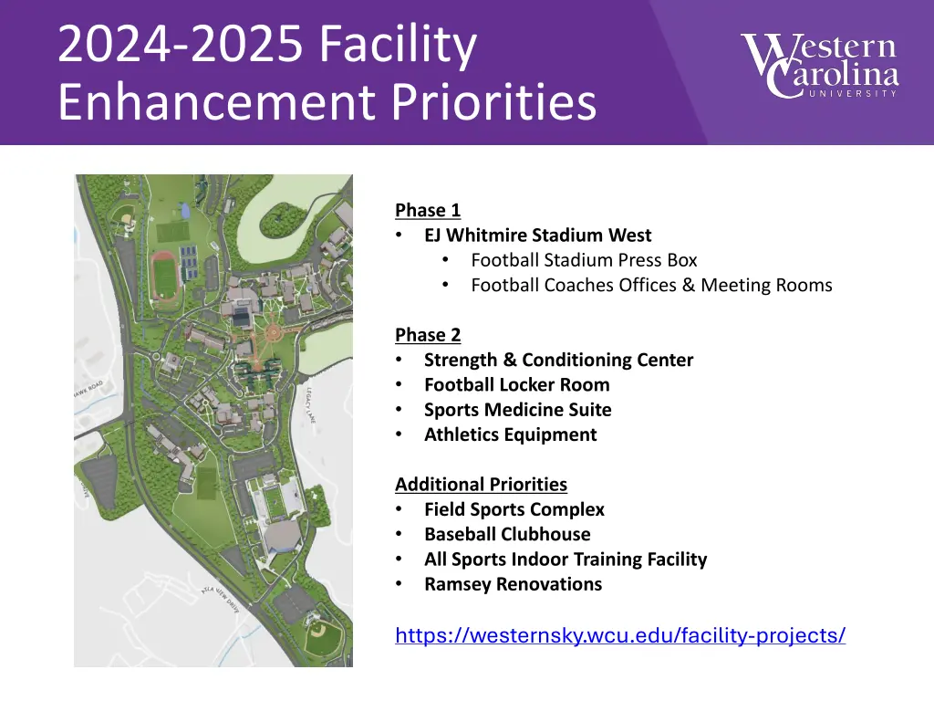2024 2025 facility enhancement priorities