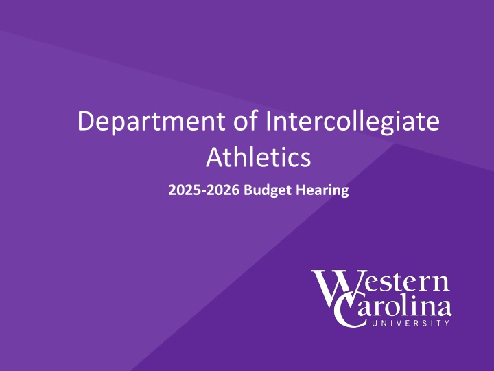 department of intercollegiate athletics