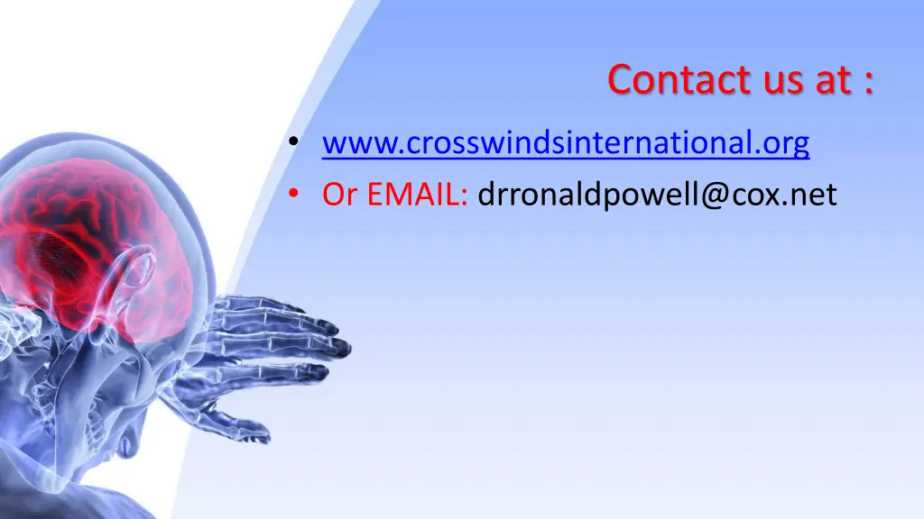 contact us at