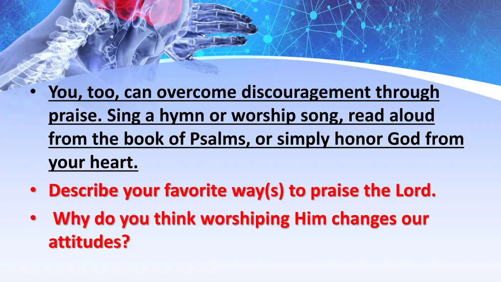 you too can overcome discouragement through