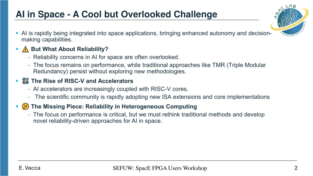 ai in space a cool but overlooked challenge