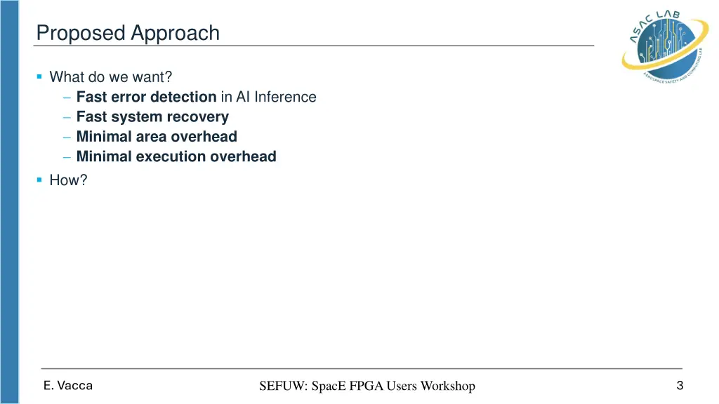proposed approach