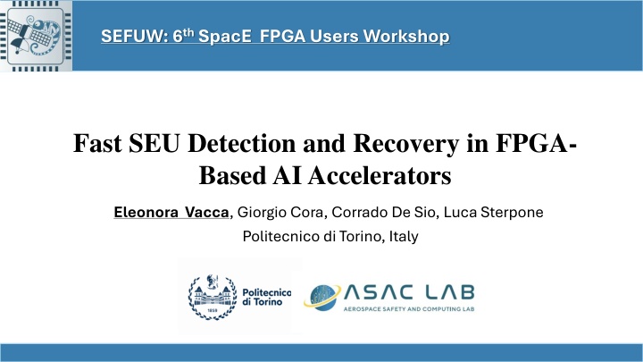 sefuw 6 th space fpga users workshop