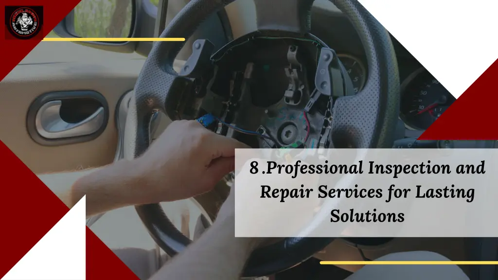 8 professional inspection and repair services