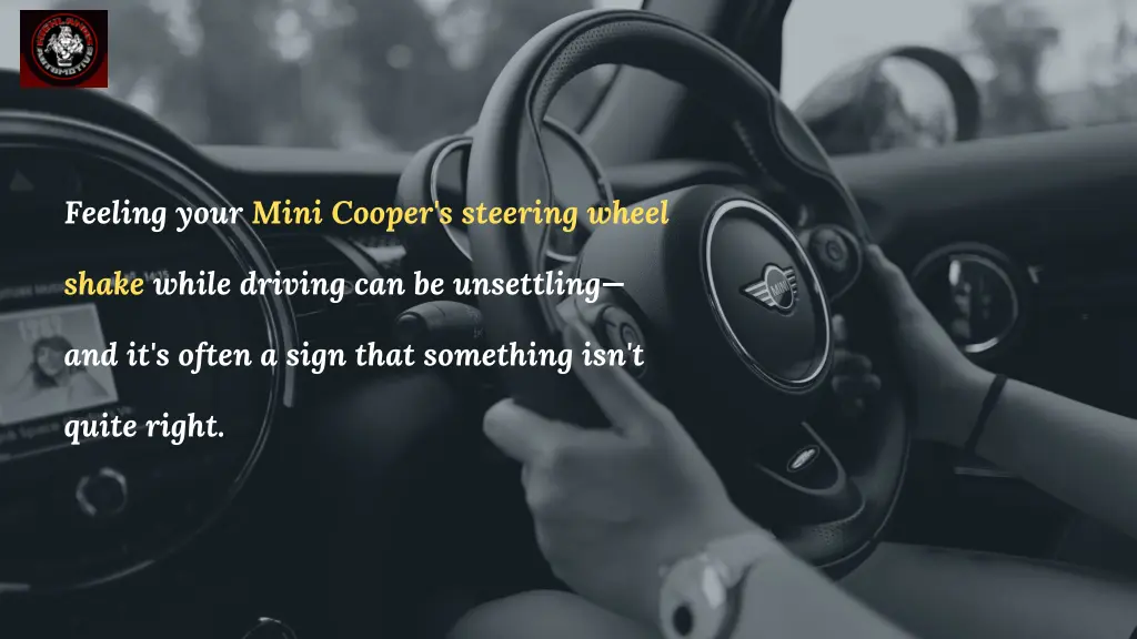 feeling your mini cooper s steering wheel