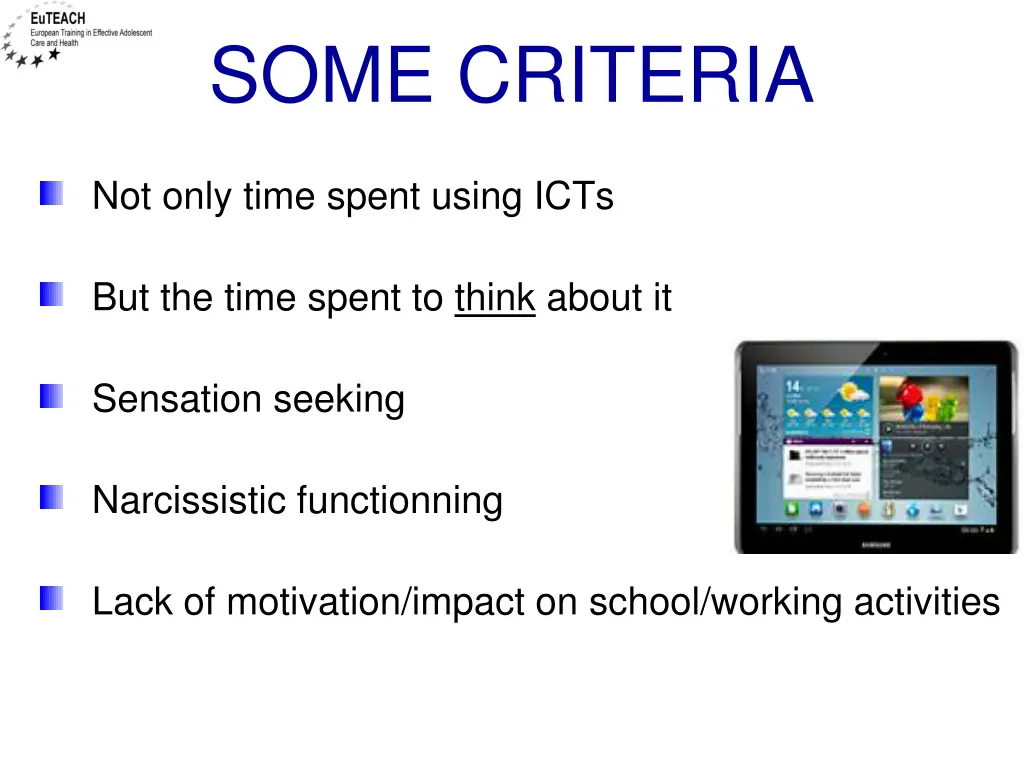 some criteria