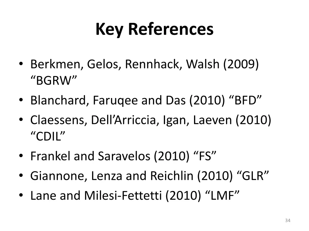key references