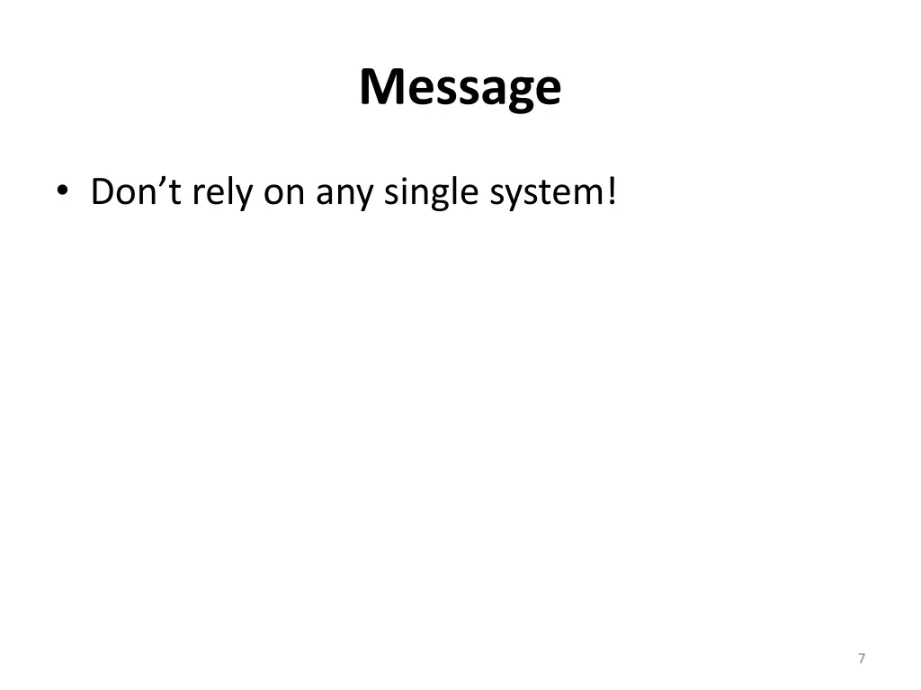 message